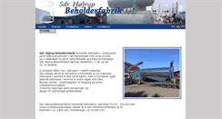 Desktop Screenshot of beholderfabrik.dk